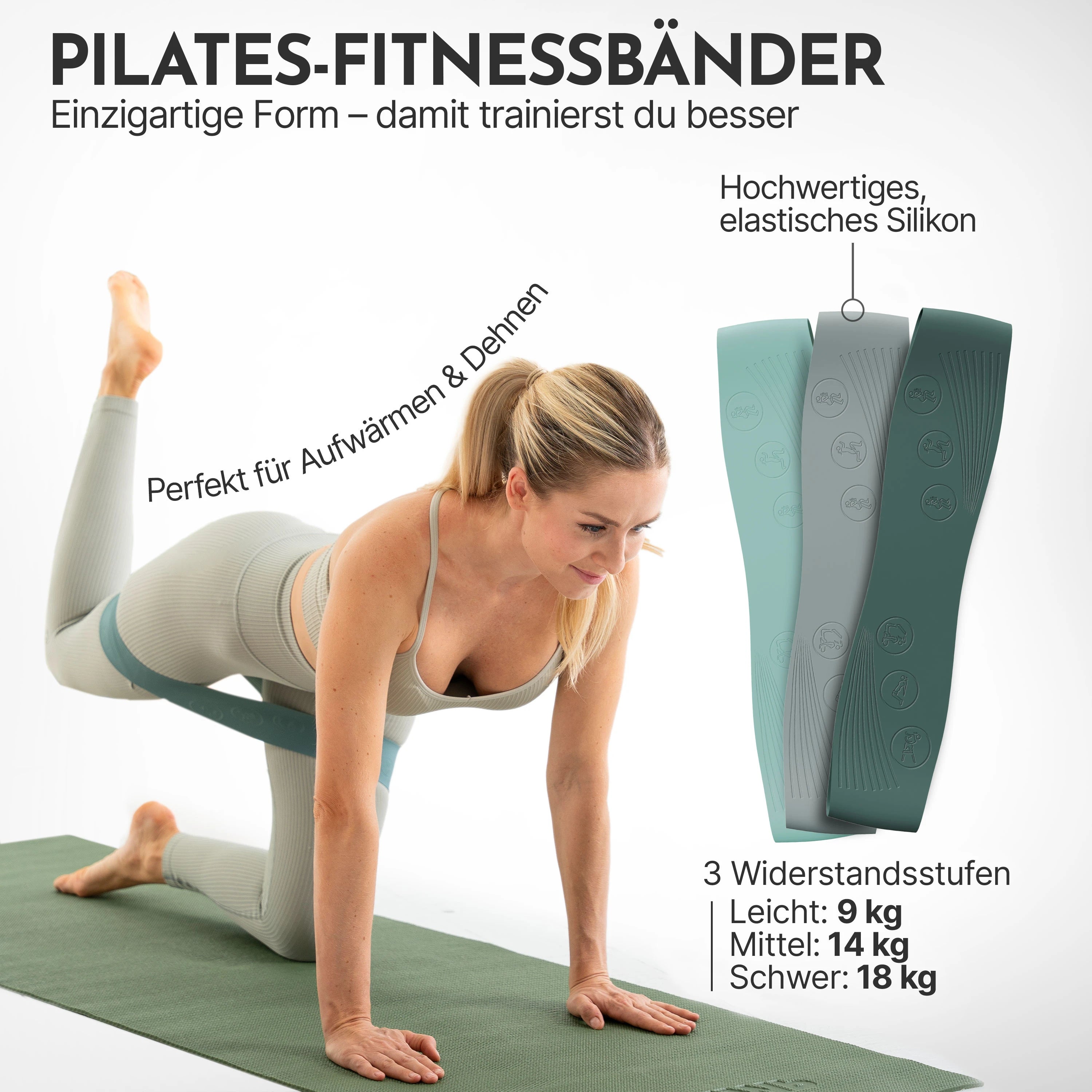 Pilates Komplett-Set Premium -  mit Geschenkbox