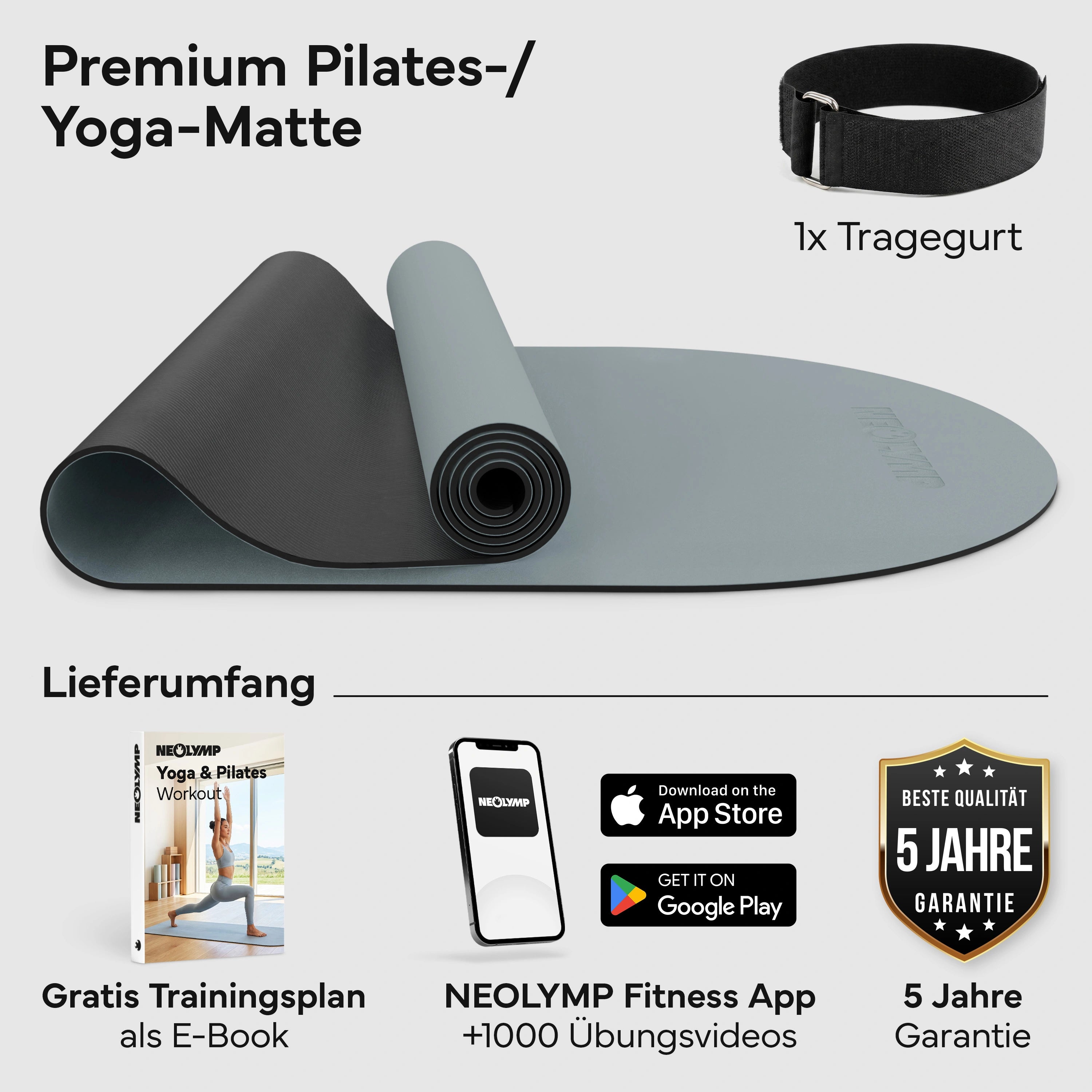 Pilates & Yoga Matte Premium