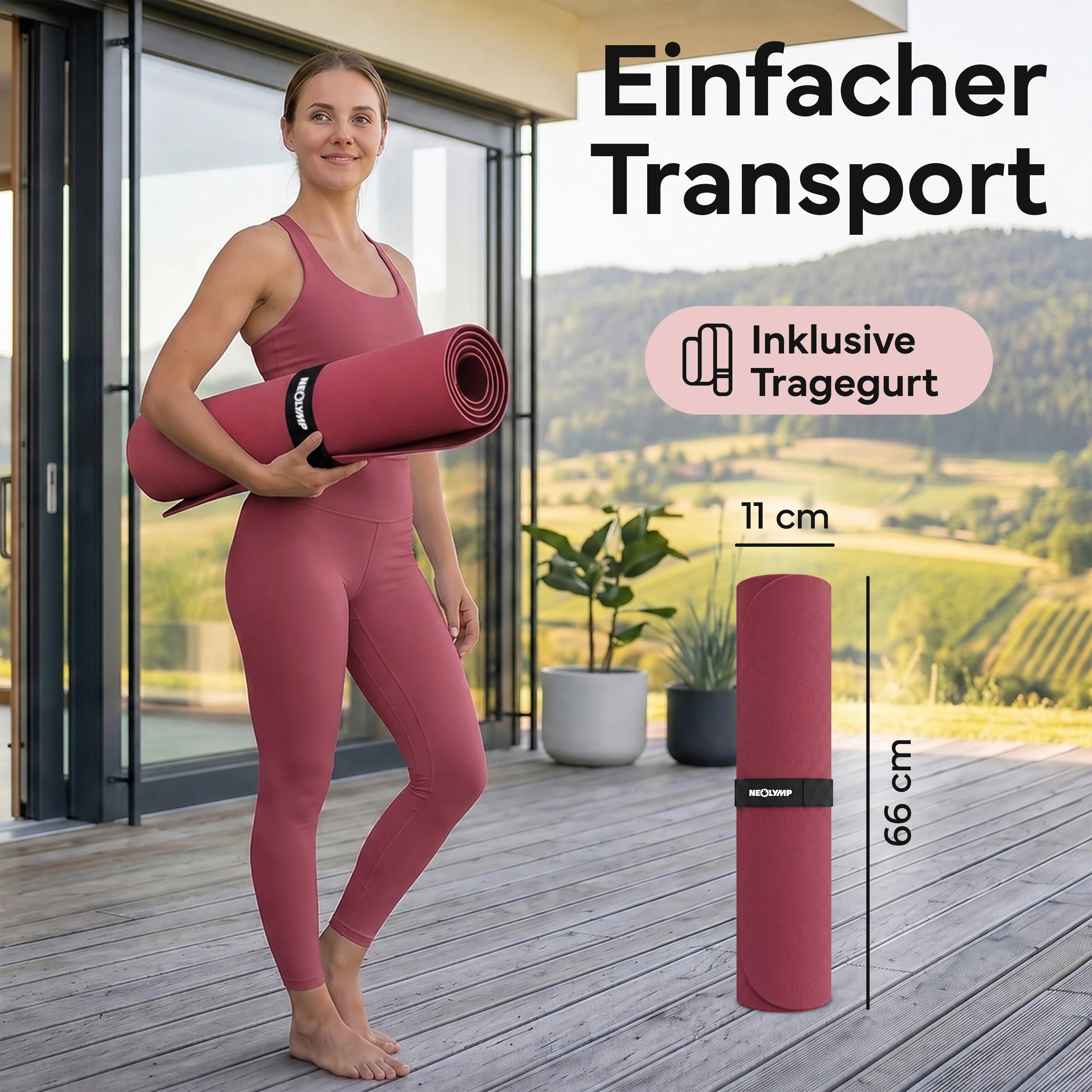 Pilates & Yoga Matte Premium