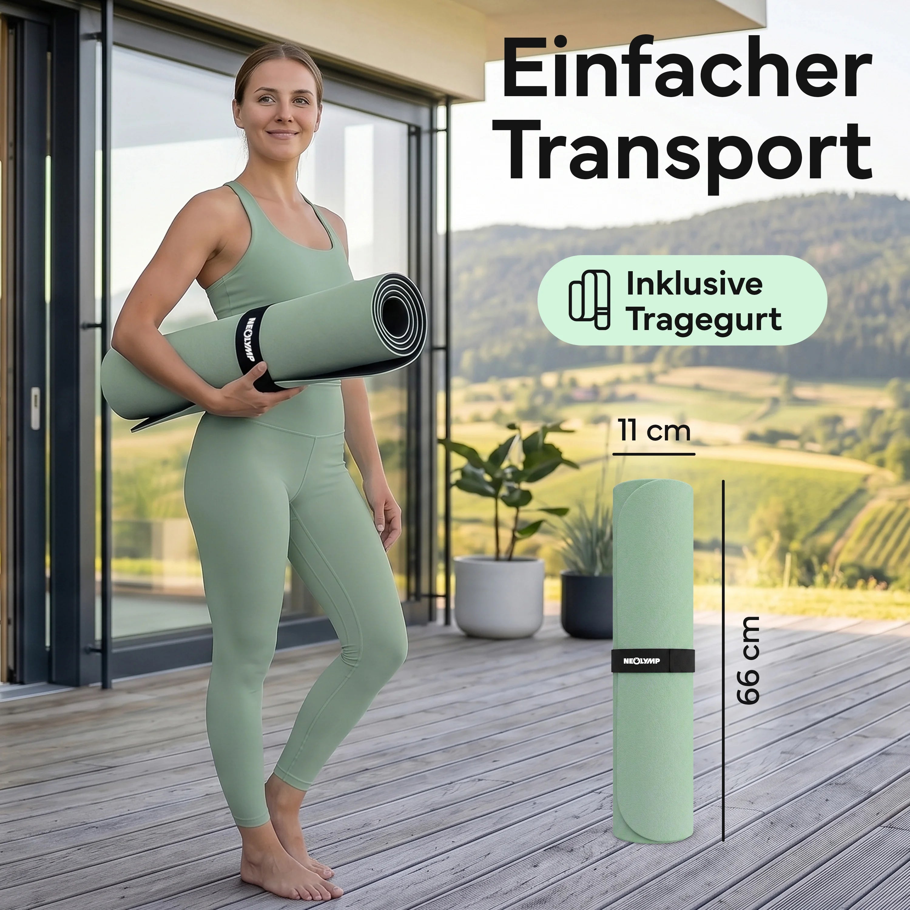 Pilates & Yoga Matte Premium