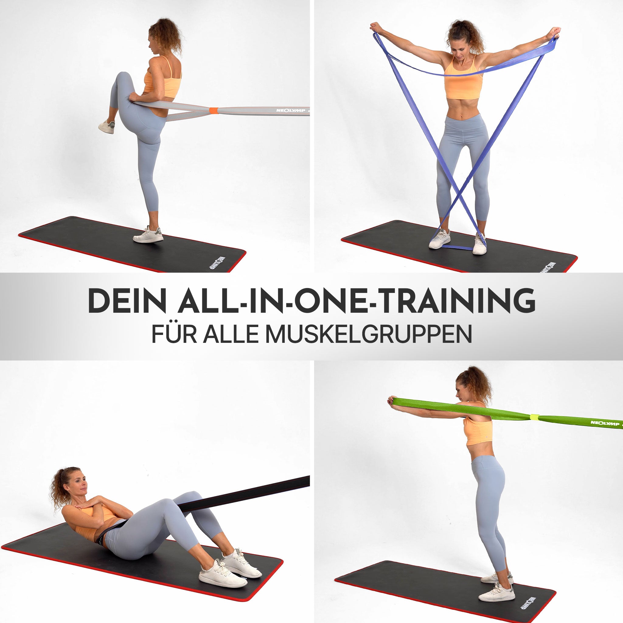 Powerband aus Stoff mit Verstellschnalle