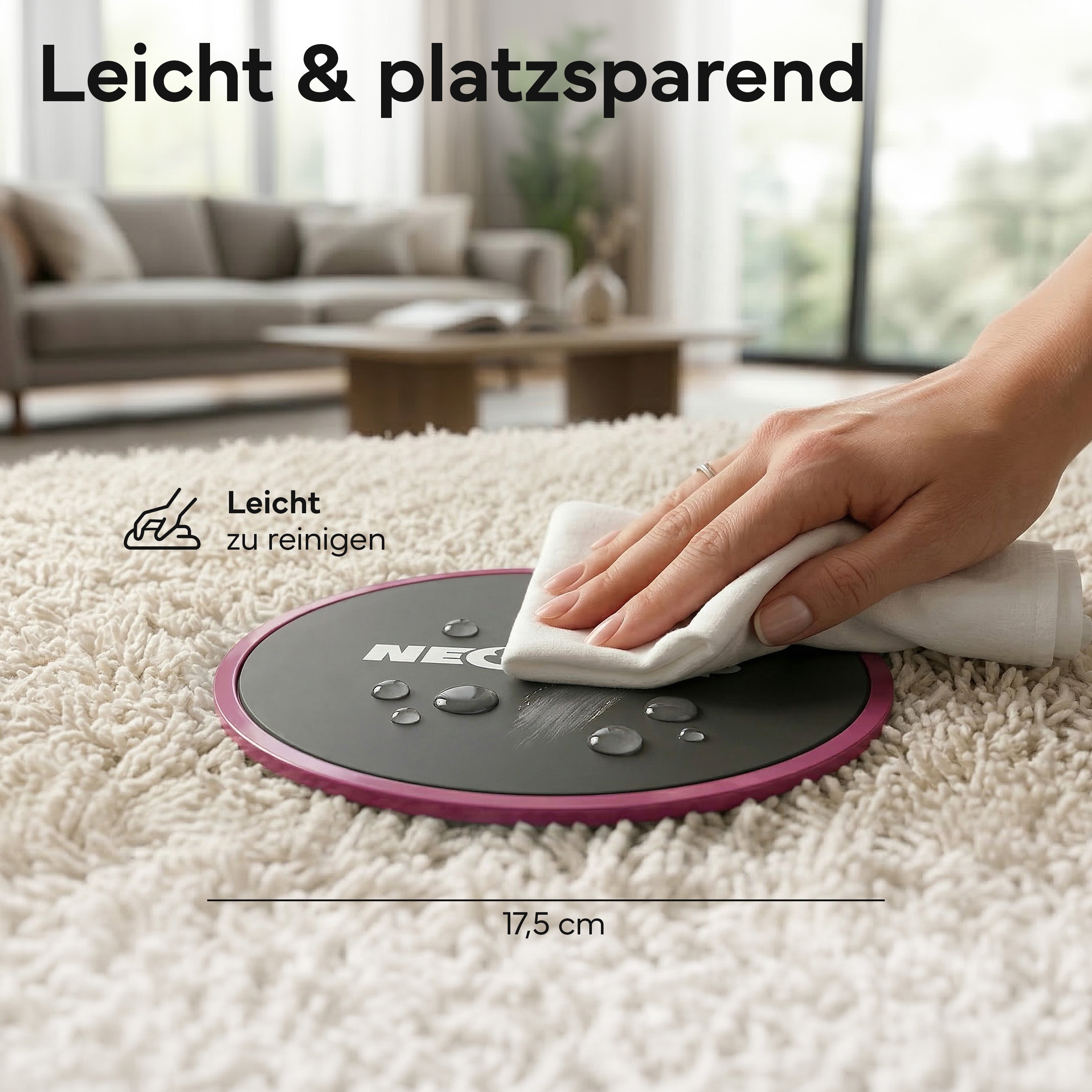 Pilates Slider 2er Set - für glatte Böden und Teppich