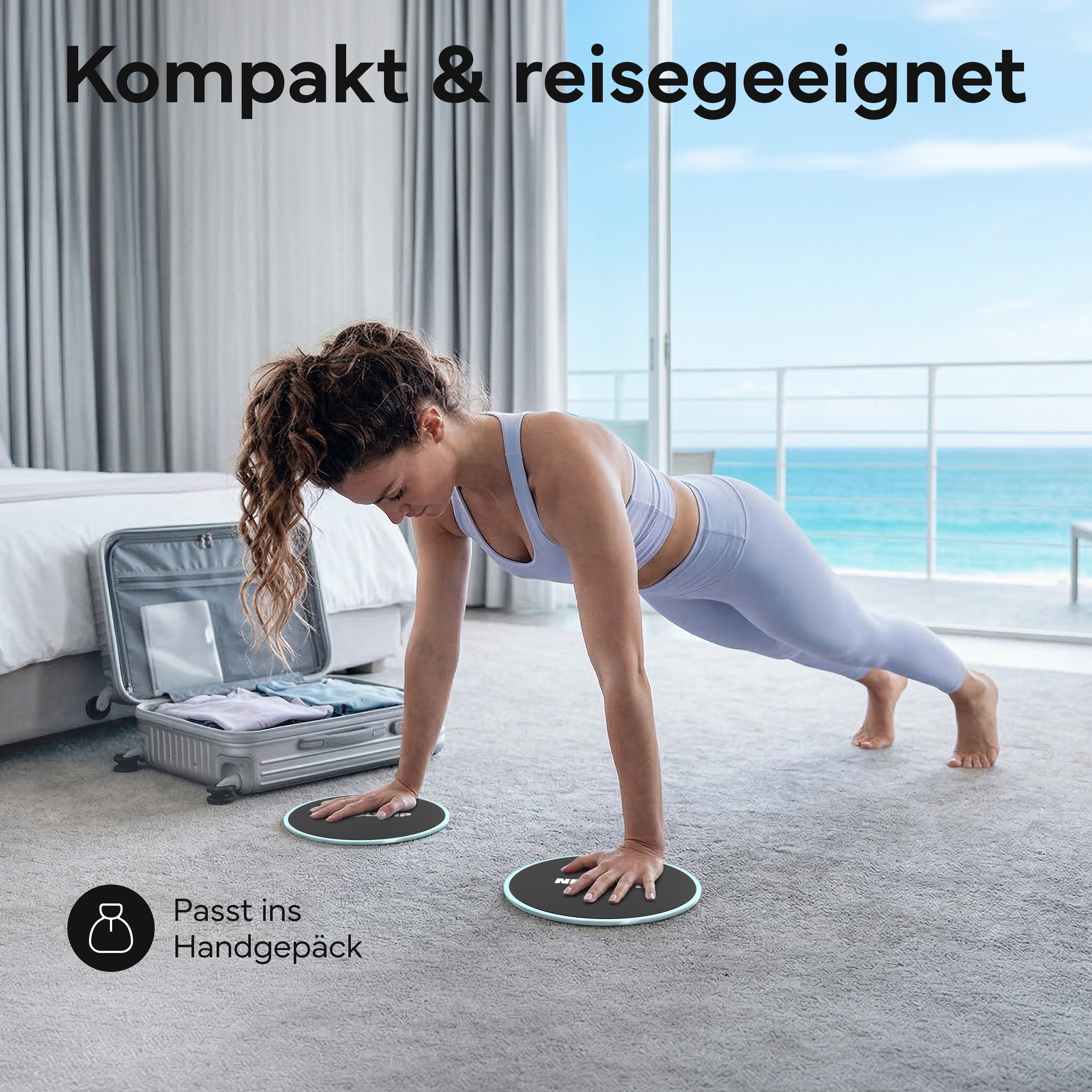 Pilates Slider 2er Set - für glatte Böden und Teppich