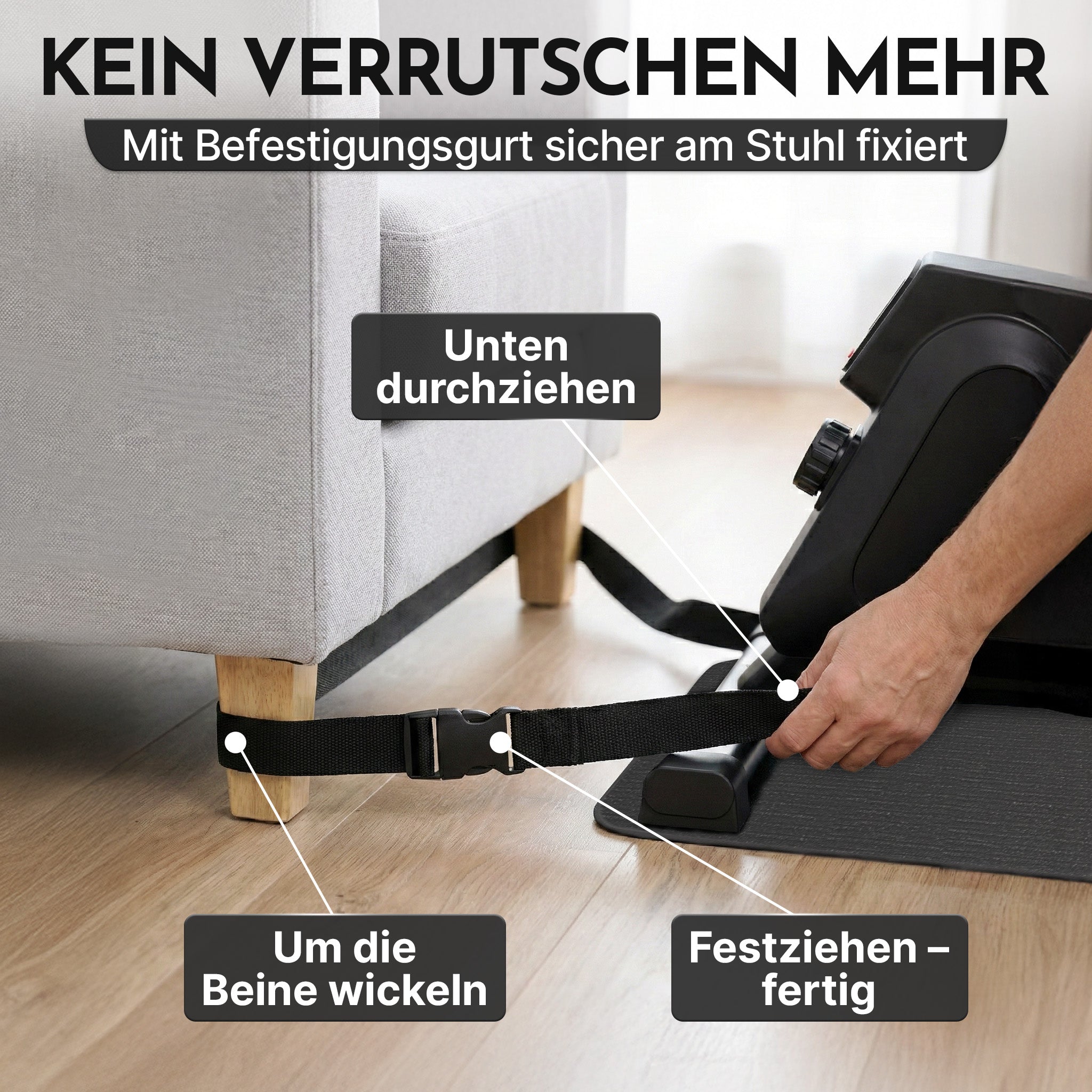 Pedaltrainer - ergonomischer Heimtrainer mit Zubehör - - Sportgerät von NEOLYMP | Fitnessequipment und Sportartikel