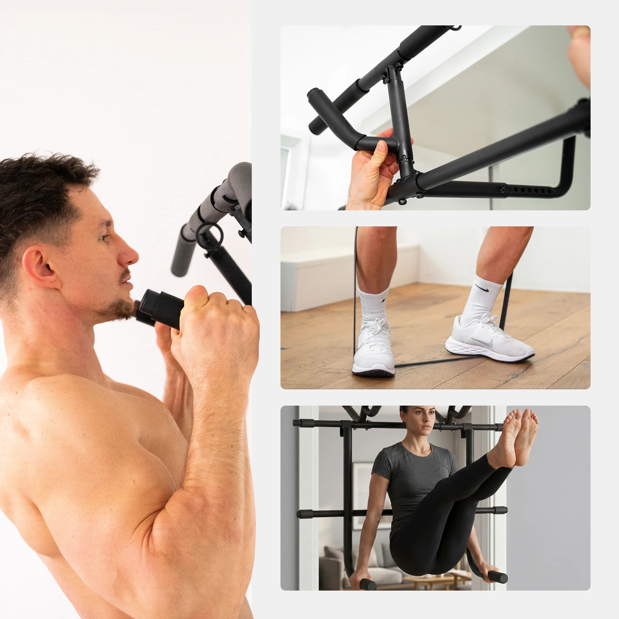 Premium Pull-Up Bar 6-in-1 – extra high for full range of motion