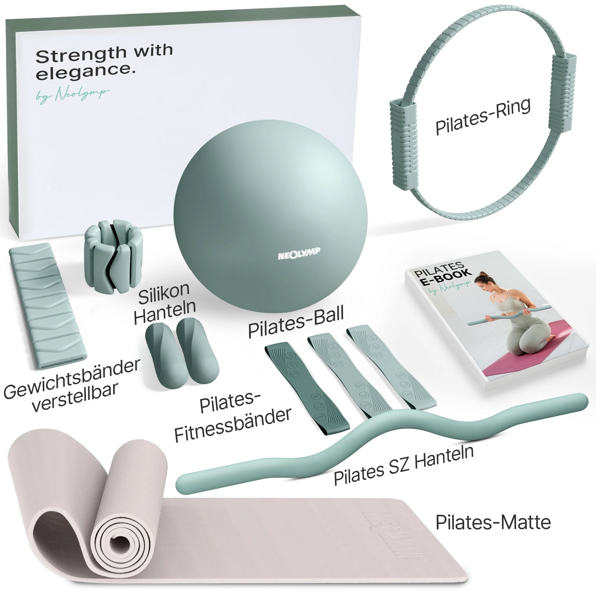 Ensemble Pilates avec boîte cadeau