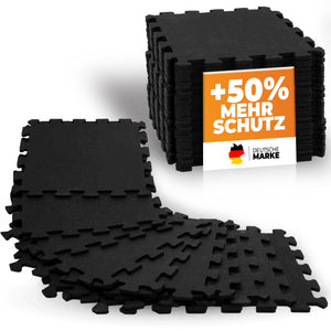 Premium Bodenschutzmatte aus extra dichtem Kautschuk (schwarz)