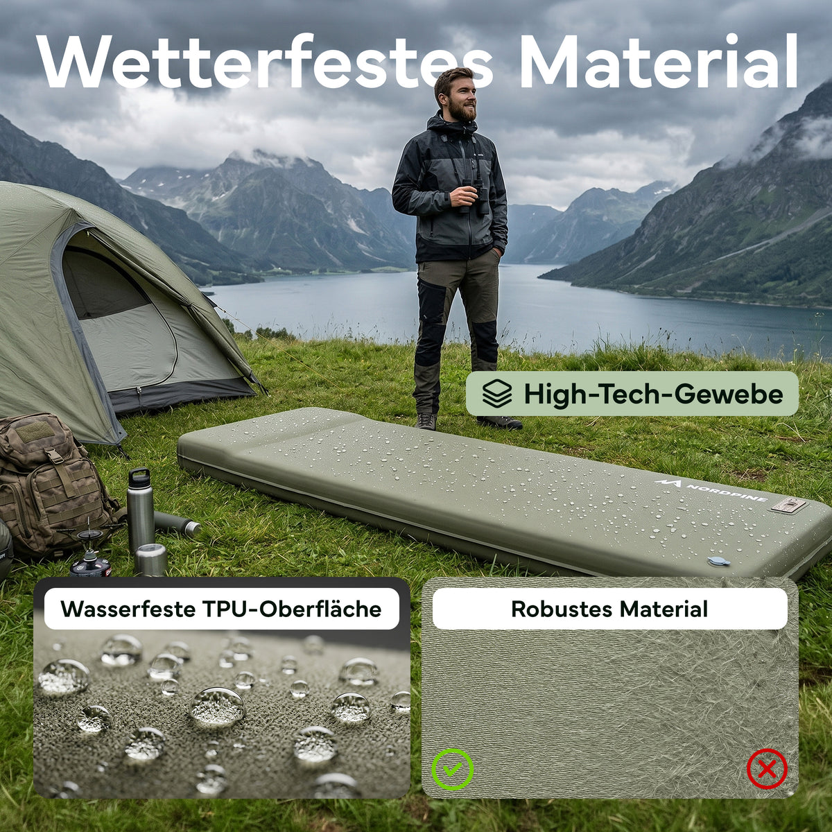 Self-inflating sleeping pad | B-stock