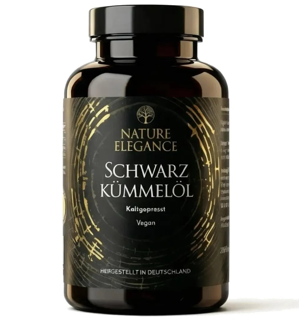Nature Elegance - Schwarzkümmelöl 240 vegane Kapseln - Original Nigella Sativa