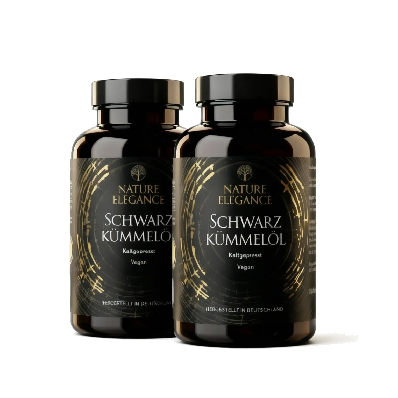 Nature Elegance - Schwarzkümmelöl - 240 vegane Kapseln, 4-Monats-Vorrat