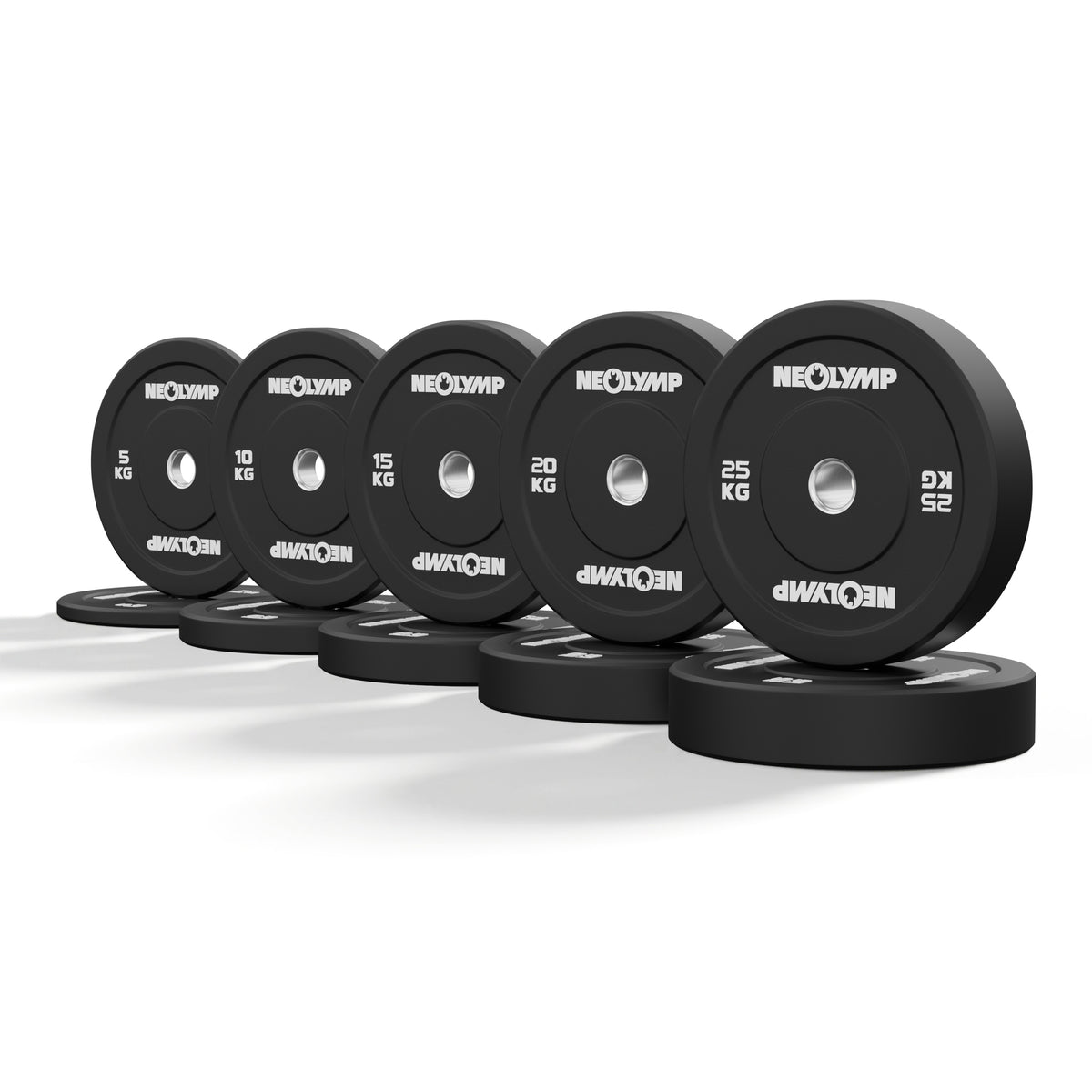 Bumper Plates, 50 mm Olympia-Hantelscheiben - 5 bis 25 kg - 2 x 25 kg - Hantelscheiben von NEOLYMP | Fitnessequipment und Sportartikel
