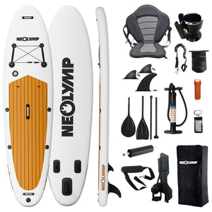 Stand-Up Paddle Board (SUP) Komplettset (13-teilig) - - Wassersport von NEOLYMP | Fitnessequipment und Sportartikel