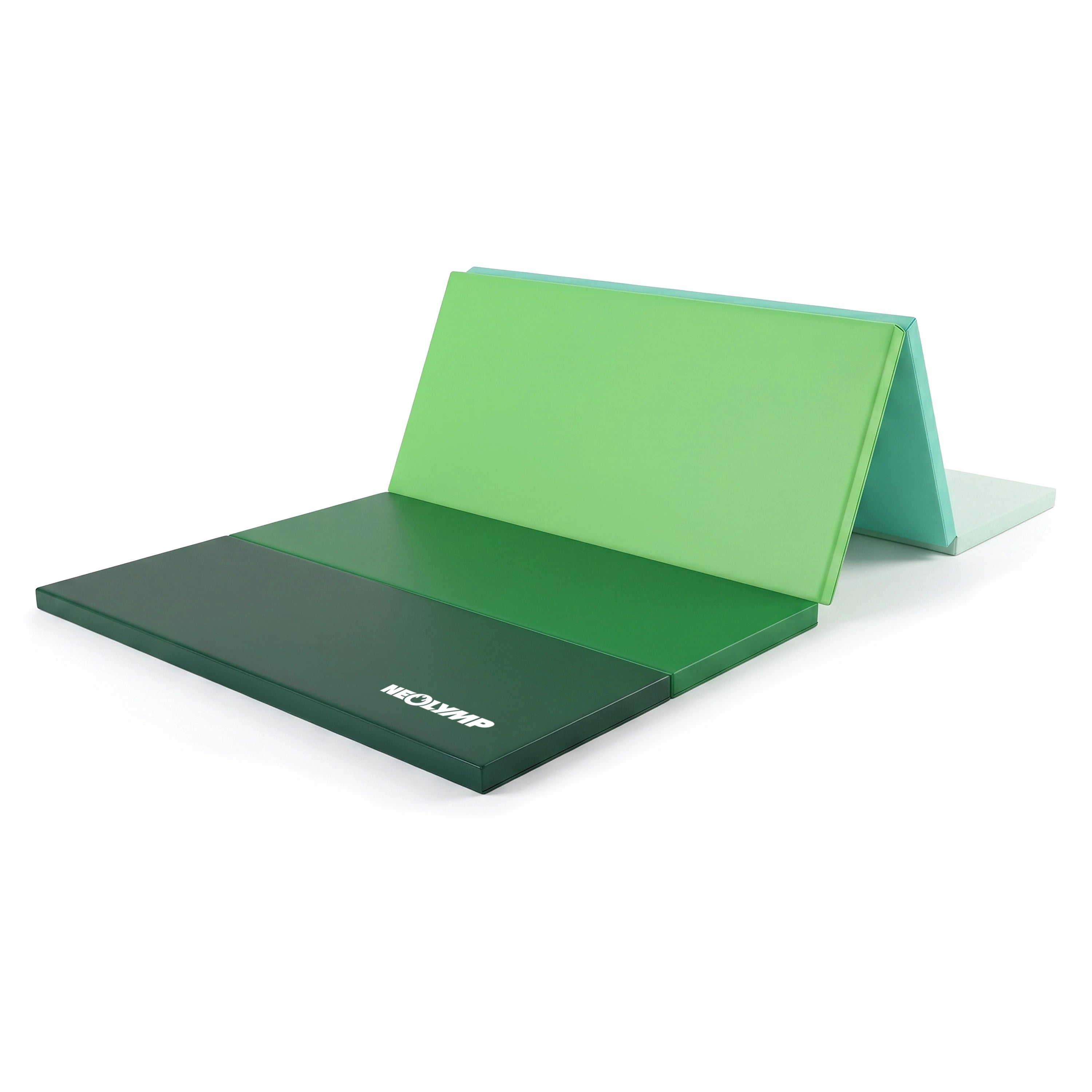 Turnmatte - faltbar mit Tragefunktion - Grün L (200x100x3 cm) - von NEOLYMP | Fitnessequipment und Sportartikel