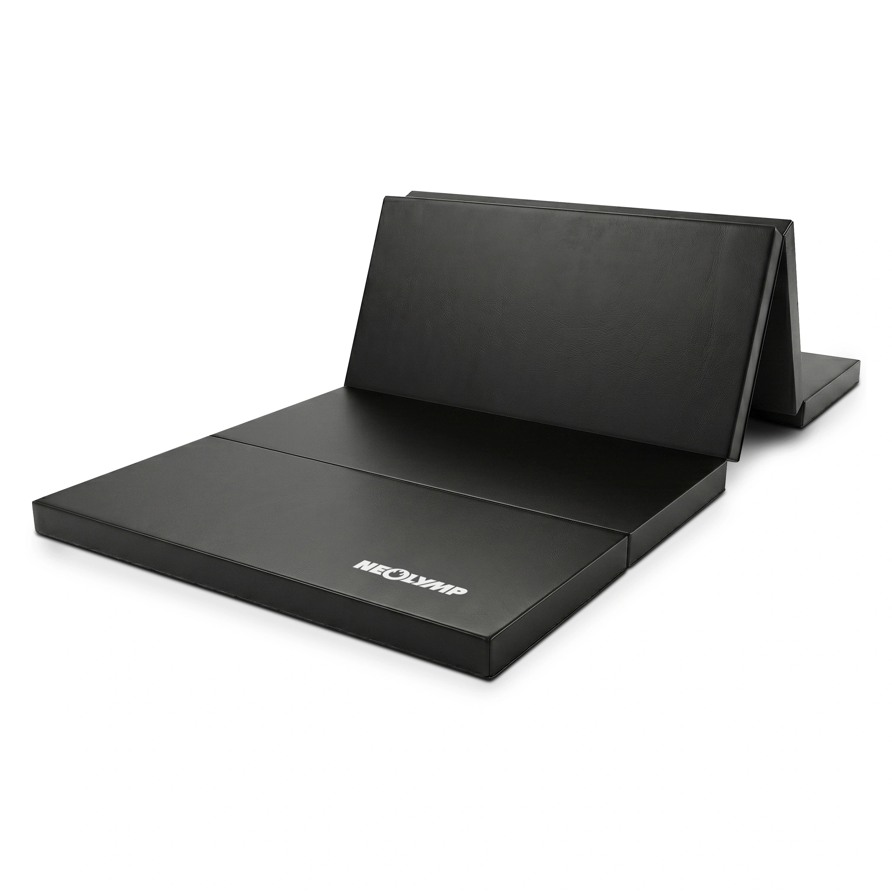 Turnmatte - faltbar mit Tragefunktion - Schwarz M (190x80x5 cm) - von NEOLYMP | Fitnessequipment und Sportartikel