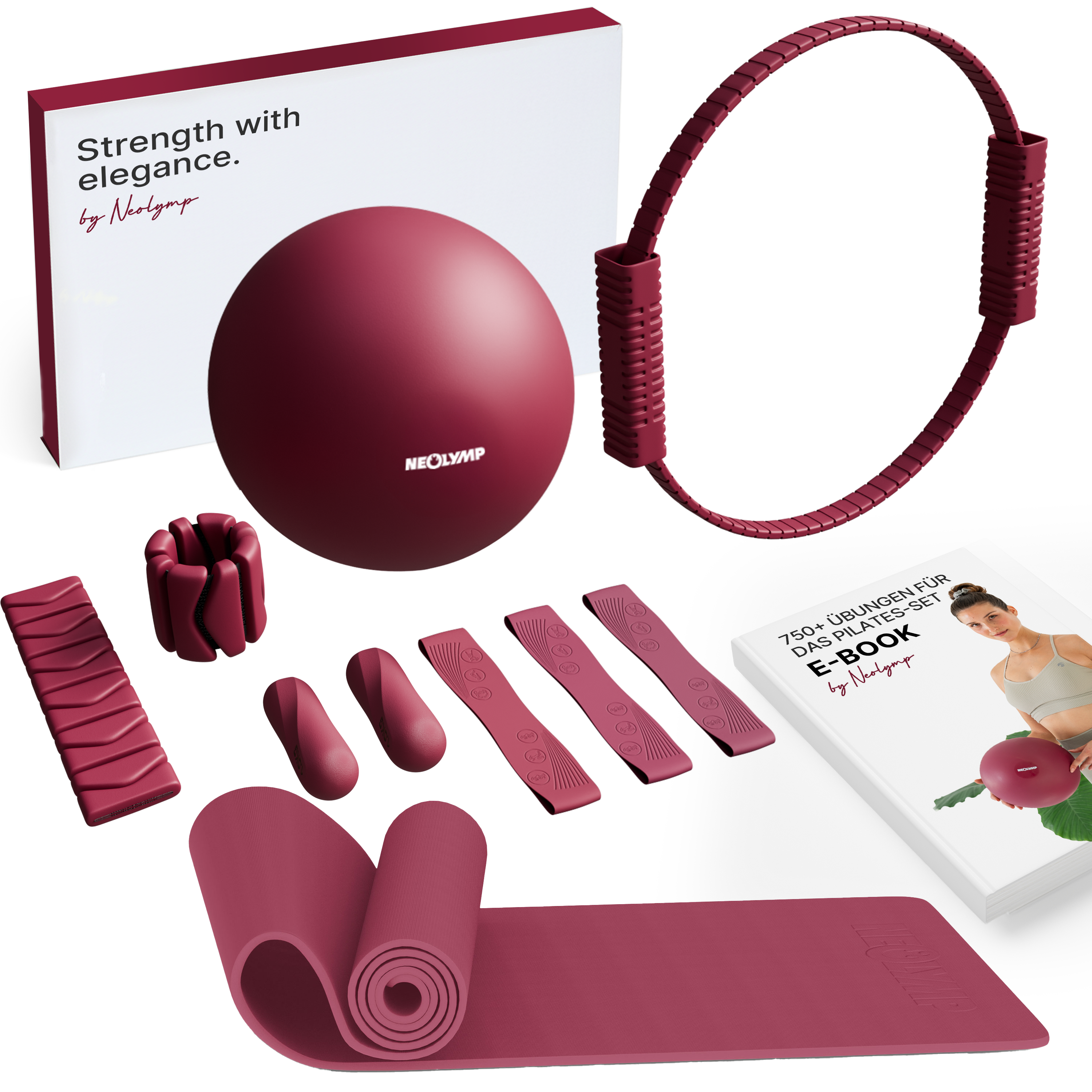 Premium Pilates Komplett-Set mit Geschenkbox