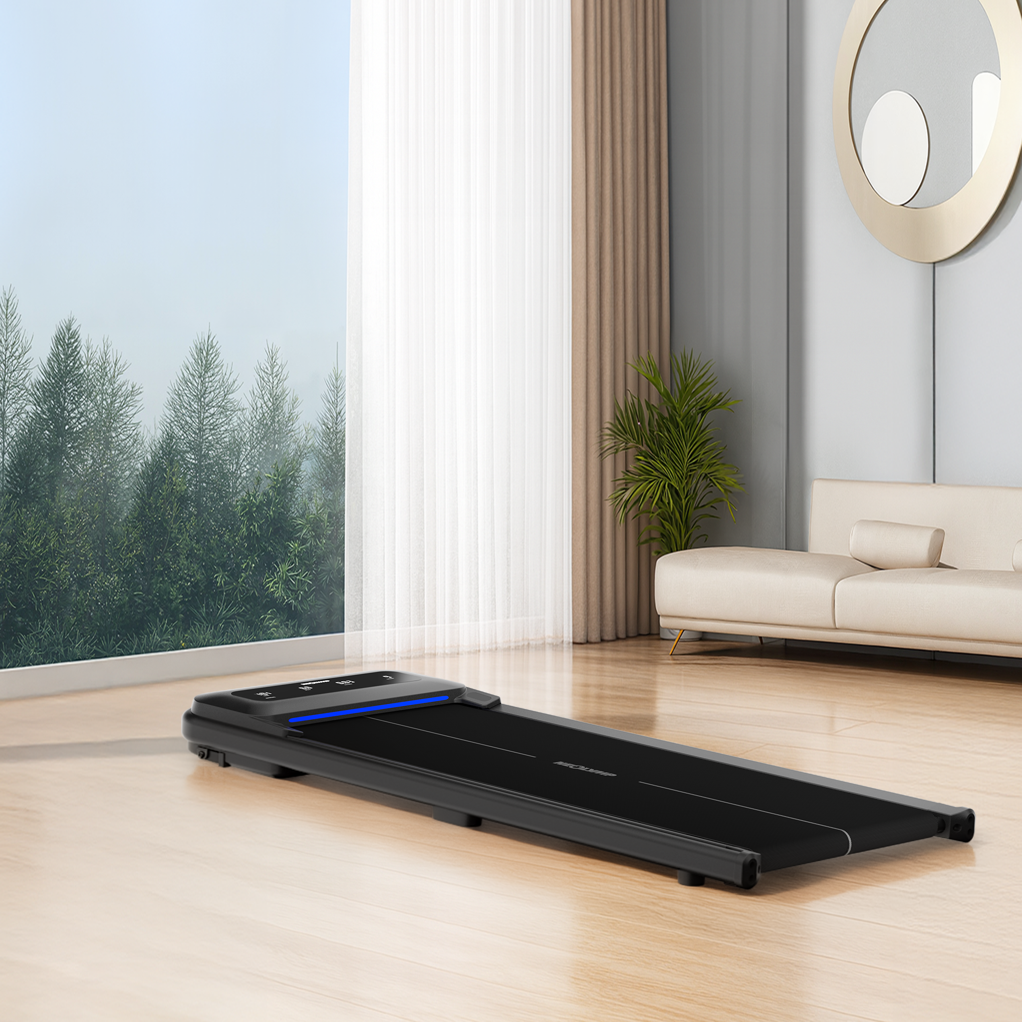 Premium Walking Pad bis 150 kg- mit bürstenlosem Motor, extra leise