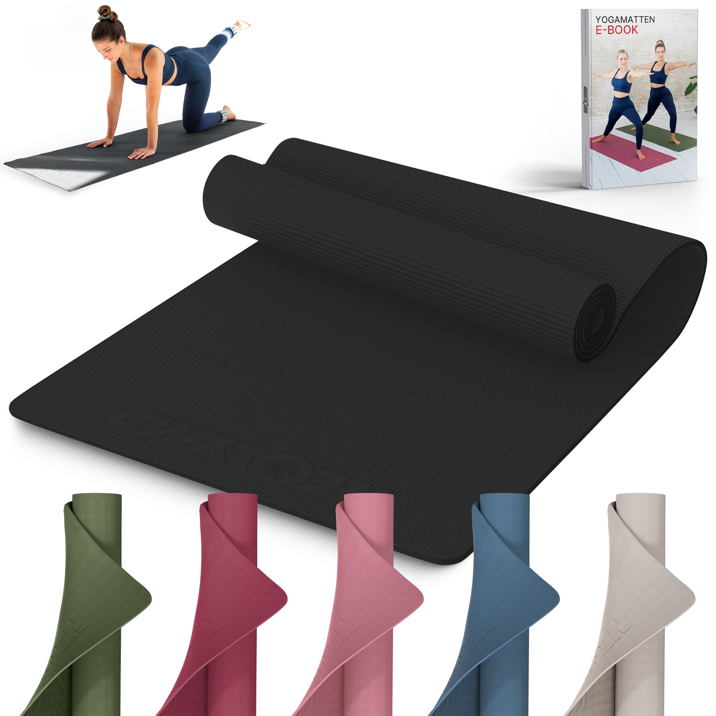Premium Yogamatte – ideal für Yoga, Pilates & Gymnastik