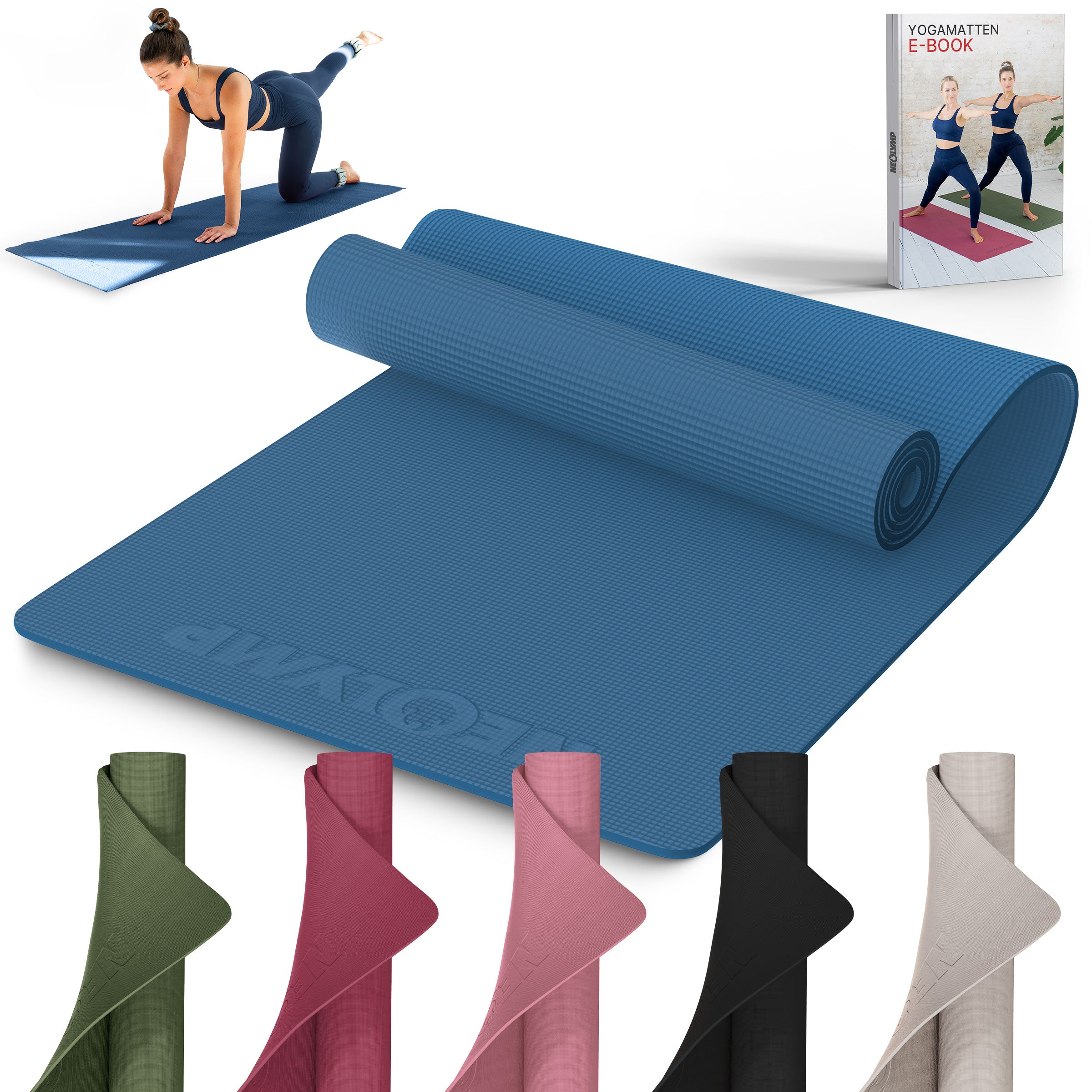 Premium Yogamatte – ideal für Yoga, Pilates & Gymnastik