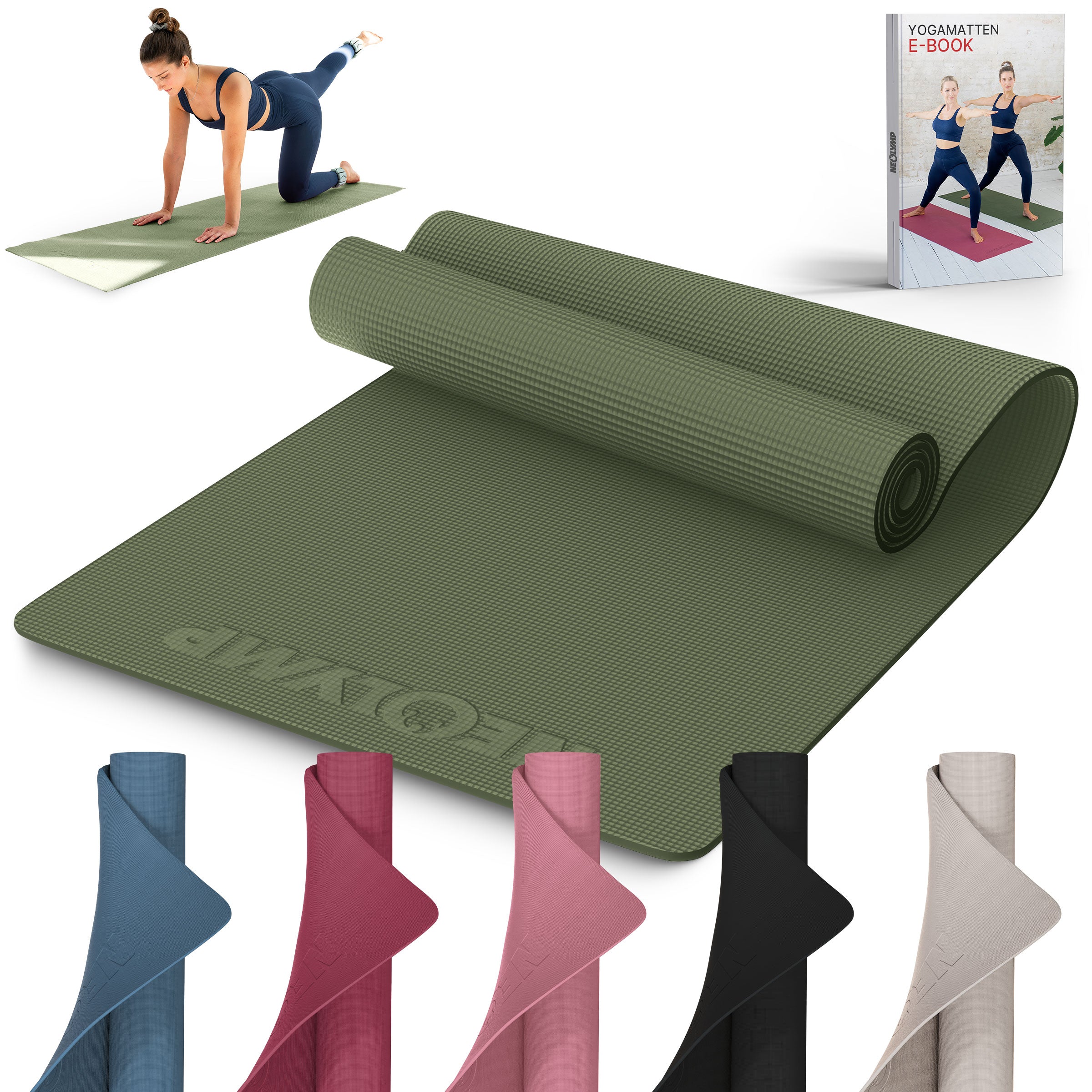 Premium Yogamatte – ideal für Yoga, Pilates & Gymnastik