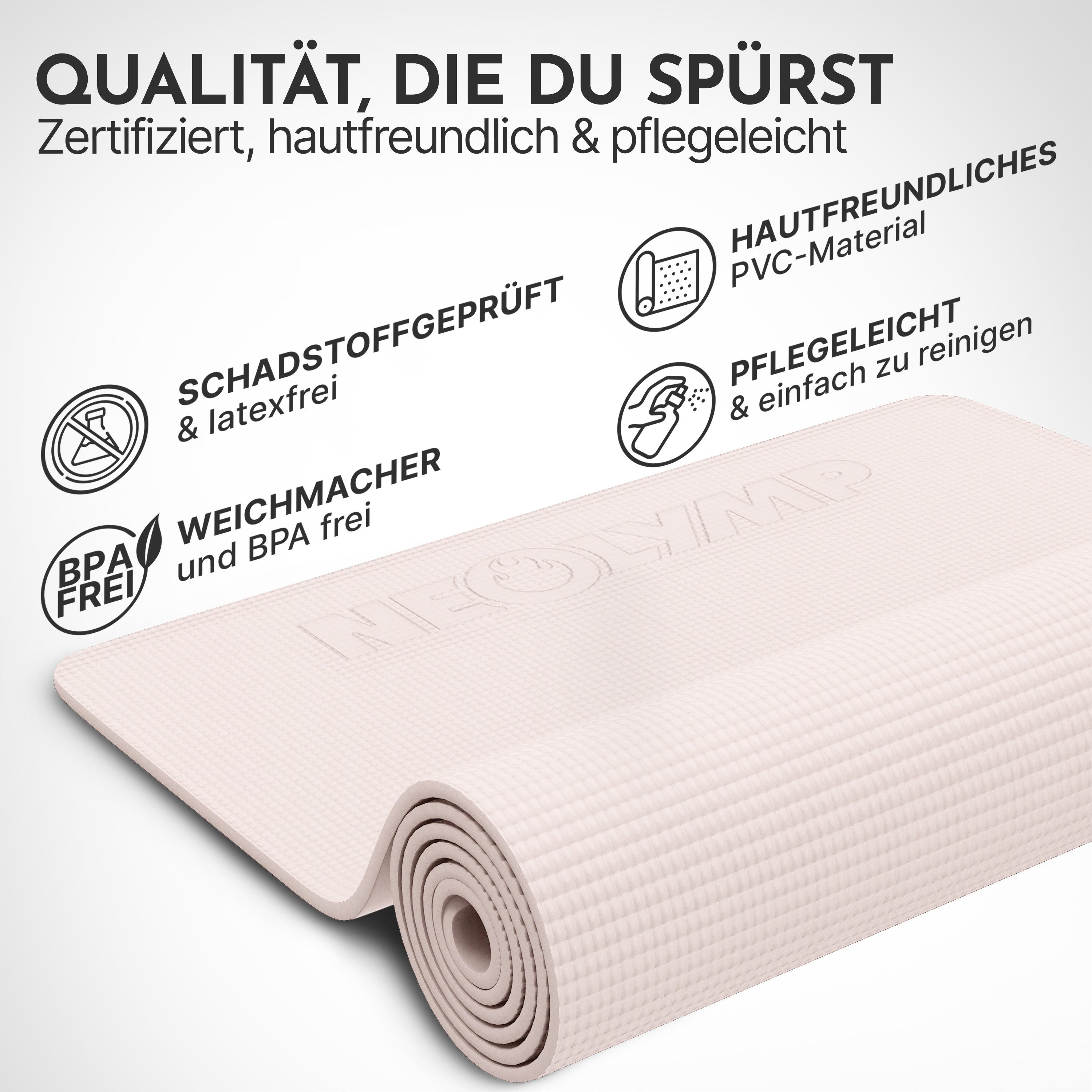 Premium Yogamatte – ideal für Yoga, Pilates & Gymnastik