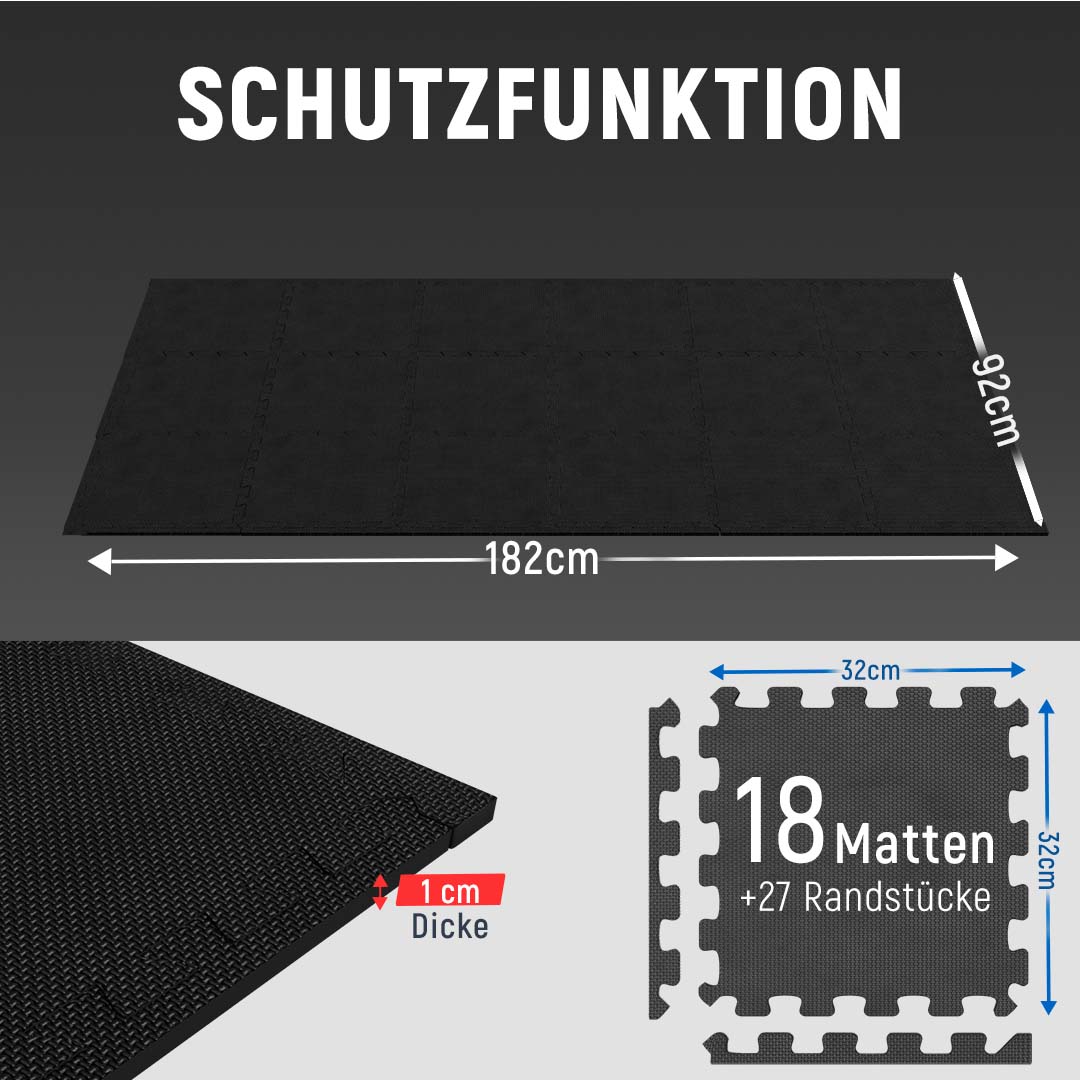 Puzzelmatten aus Schaumstoff