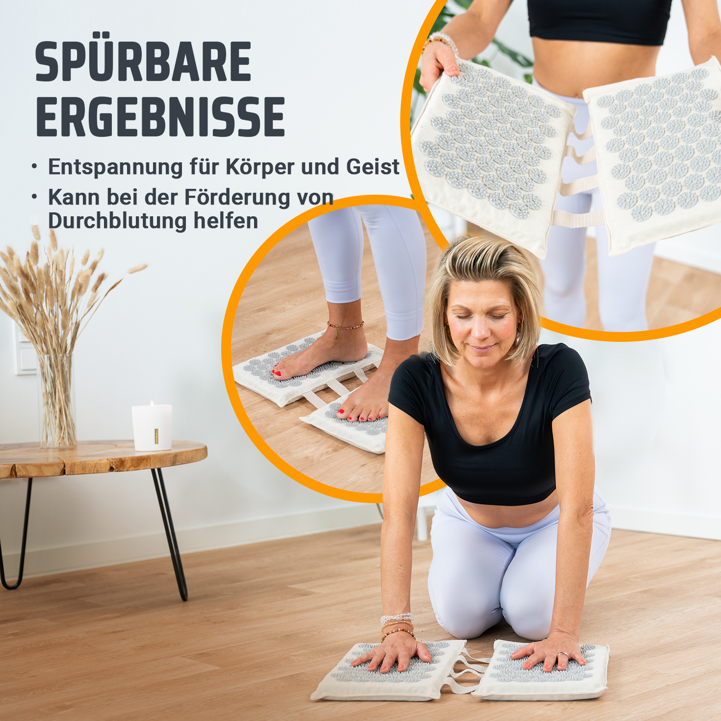 Akupressur-Allround-Set mit gratis Lendengürtel & Übungen