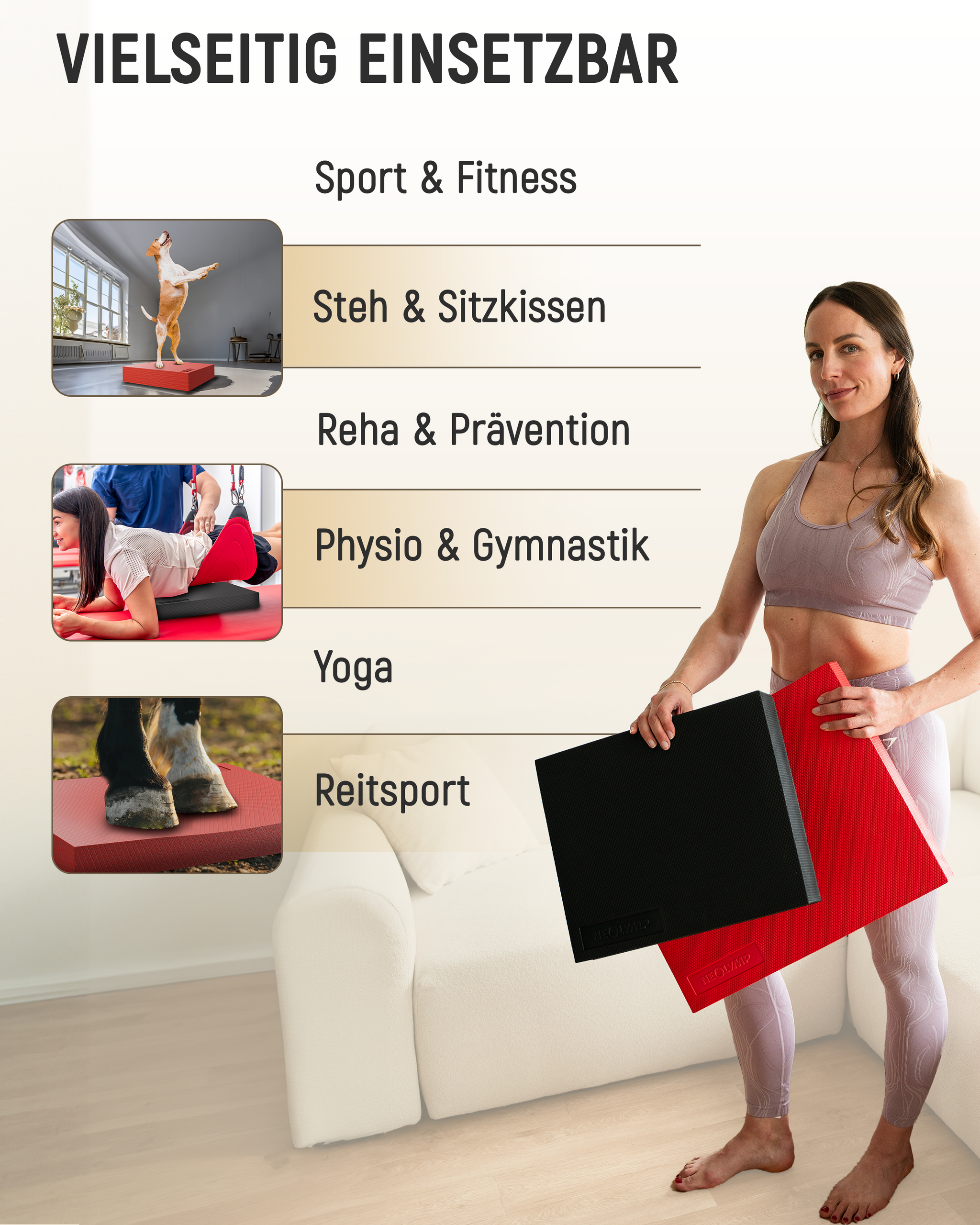 Yoga 'props' voor ondersteuning én verdieping Yoga 'props' voor ondersteuning én verdieping