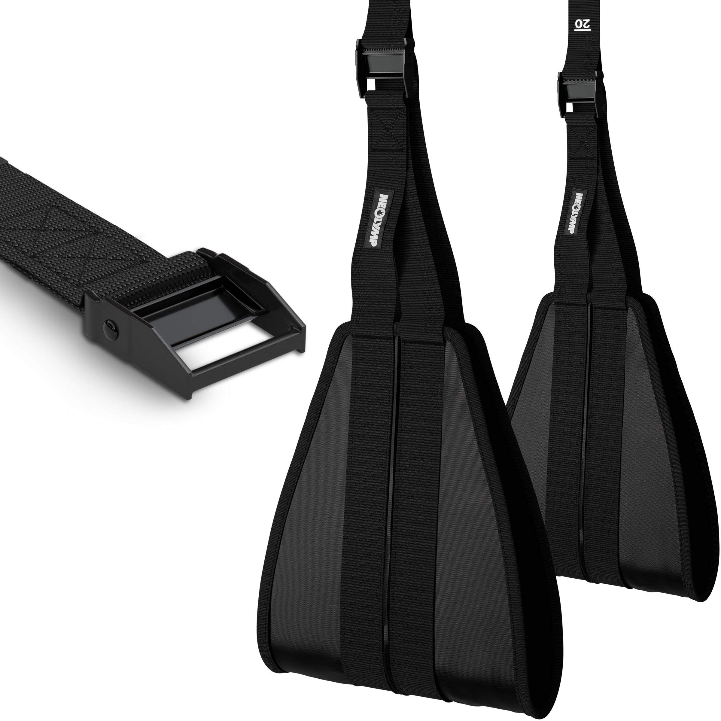 Bauchmuskel-Schlaufen - Trainingsschlaufen Ab Straps – Default Title (B‑Ware)