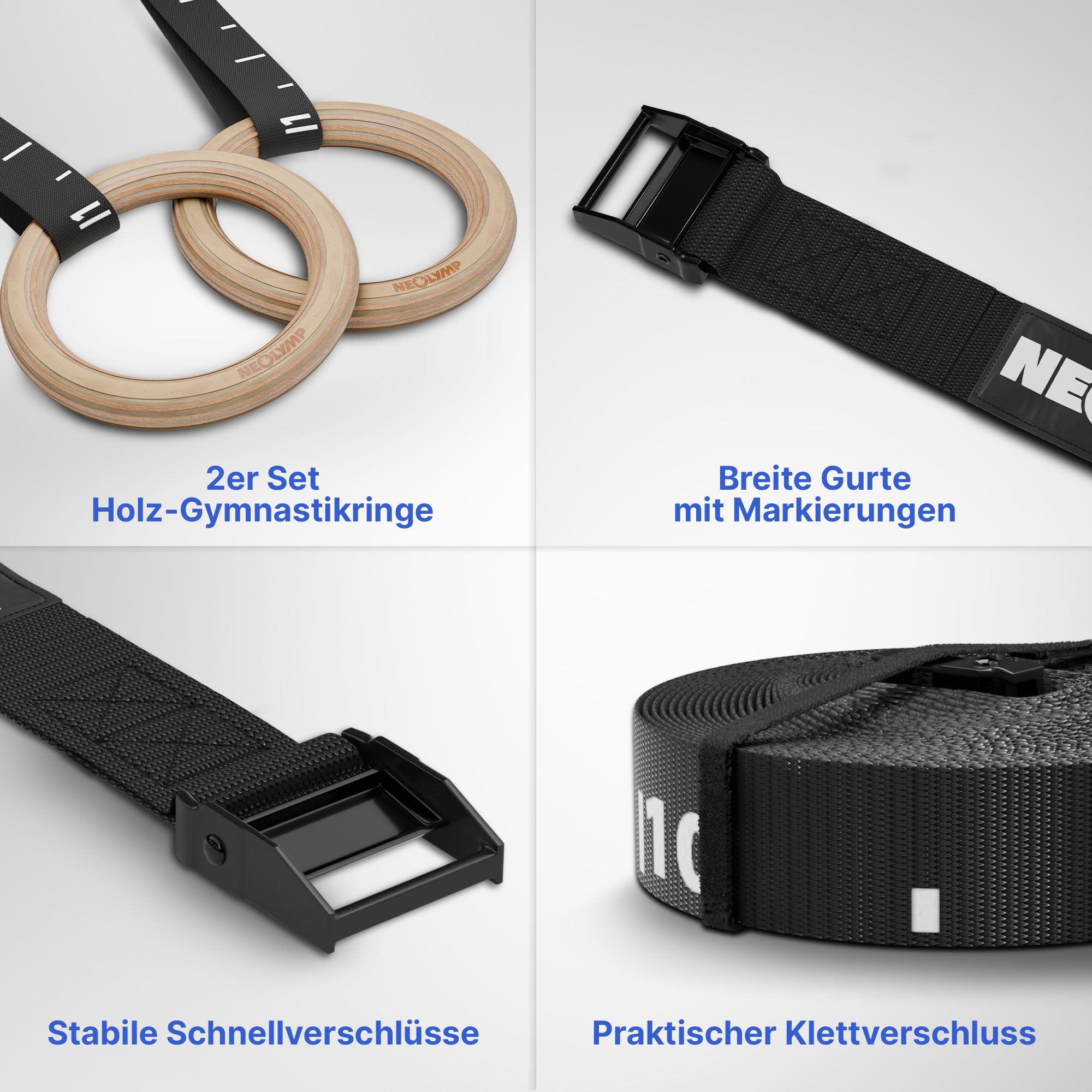 Premium Calisthenics-Bundle - Komplettpaket für Bodyweight-Training - - Sportgerät von NEOLYMP | Fitnessequipment und Sportartikel