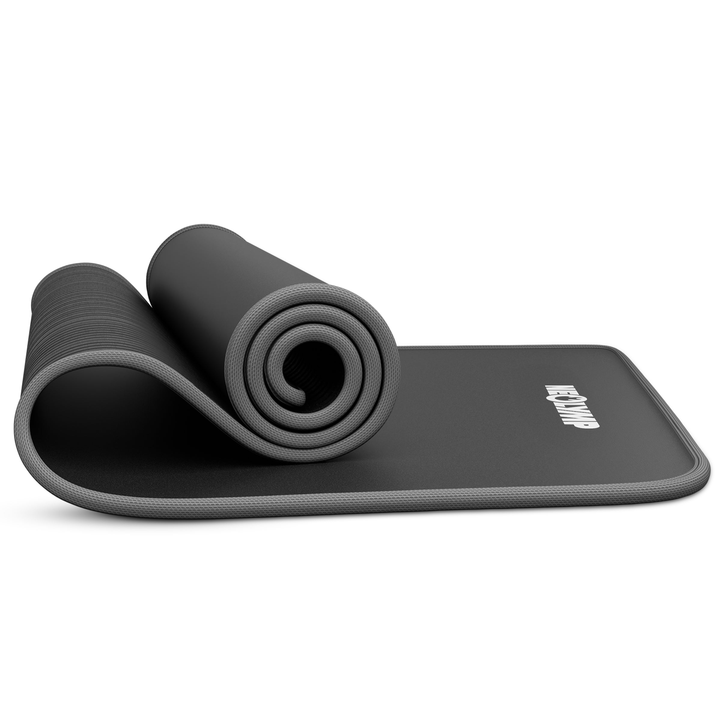 Fitnessmatte - extra dick und rutschfest – Grau / Standard (B‑Ware)