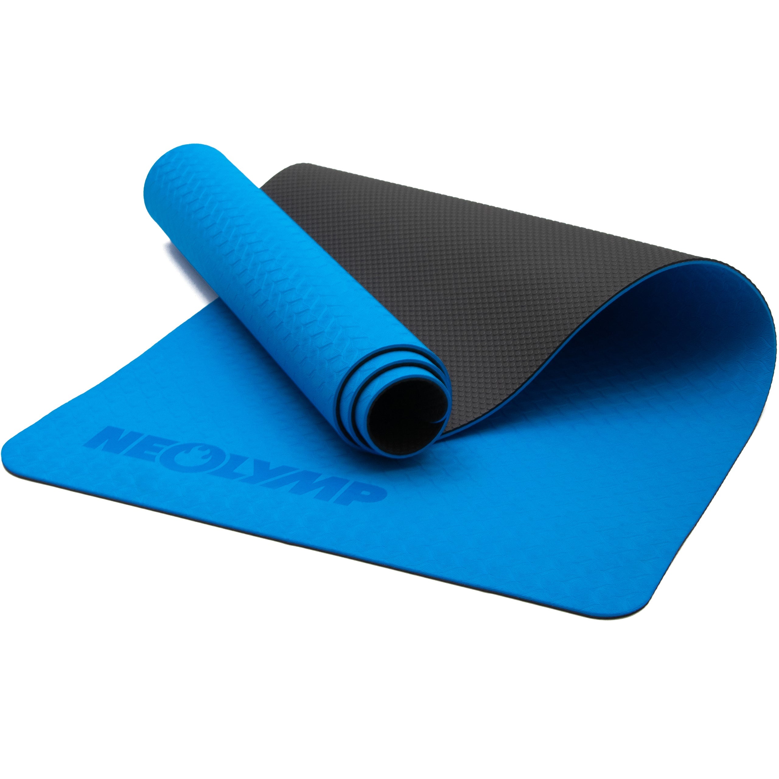 Premium Yogamatte – ideal für Yoga, Pilates & Gymnastik – Blau (B‑Ware)