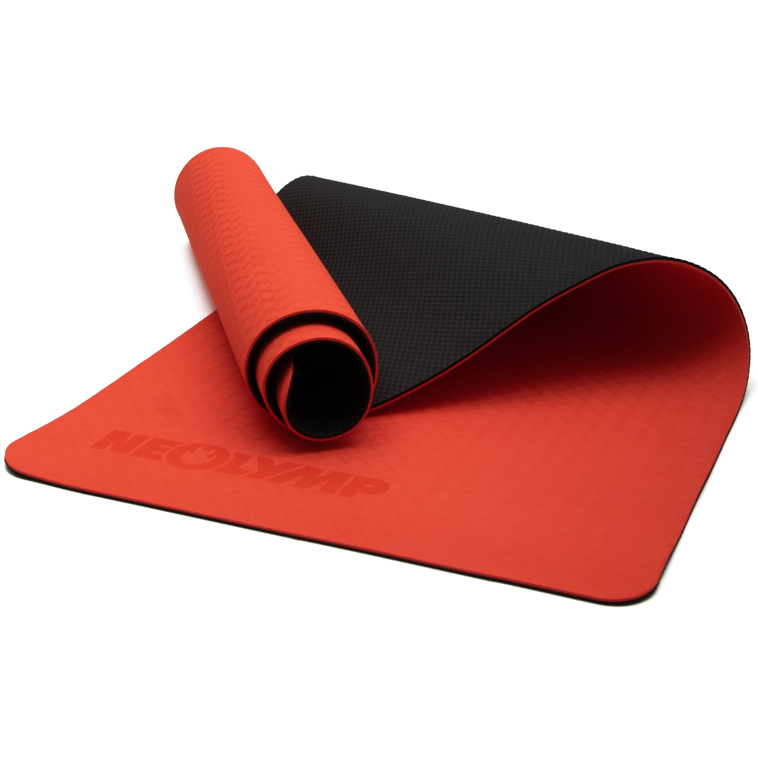 Premium Yogamatte – ideal für Yoga, Pilates & Gymnastik – Rot (B‑Ware)