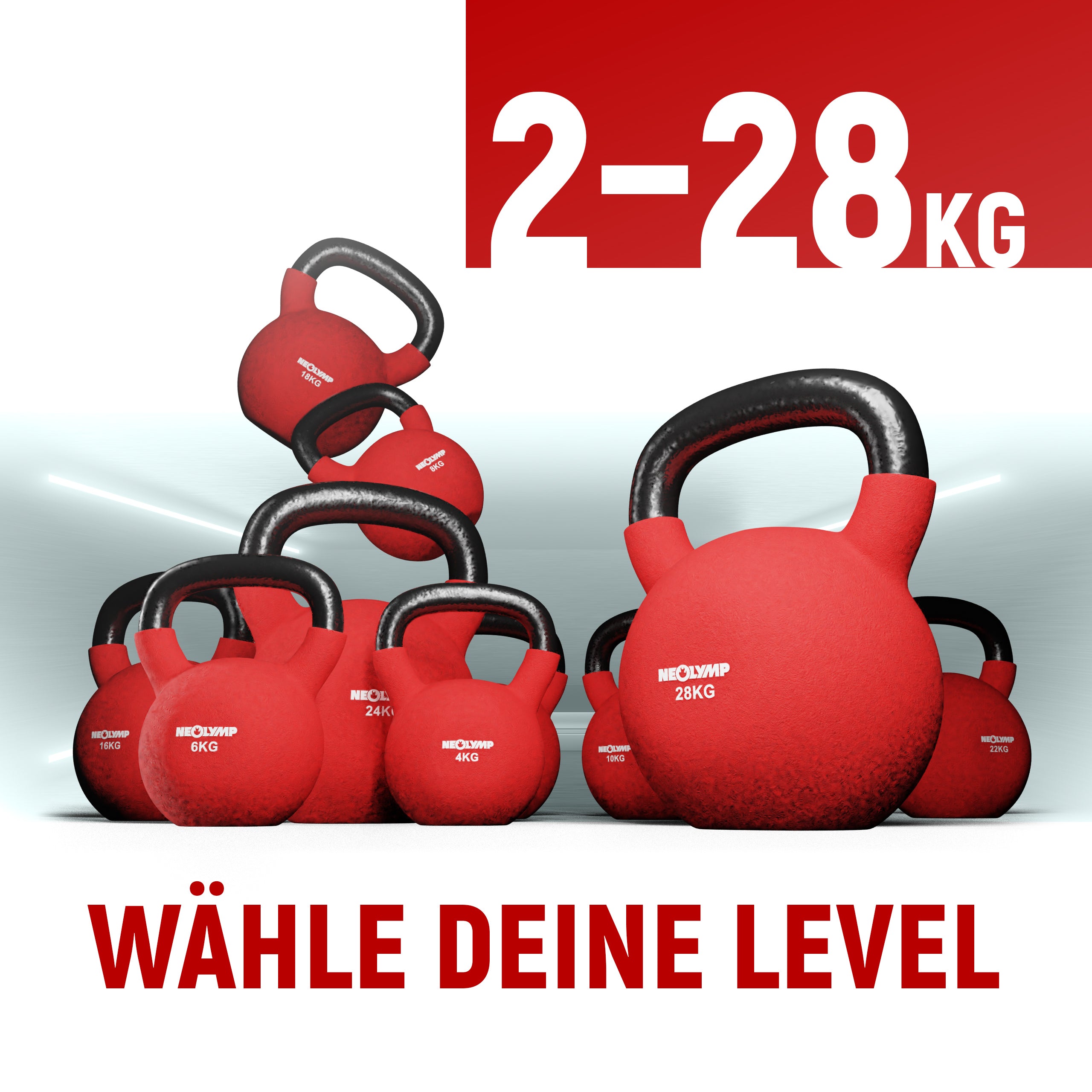 Kettlebell 2 - 28kg (red)