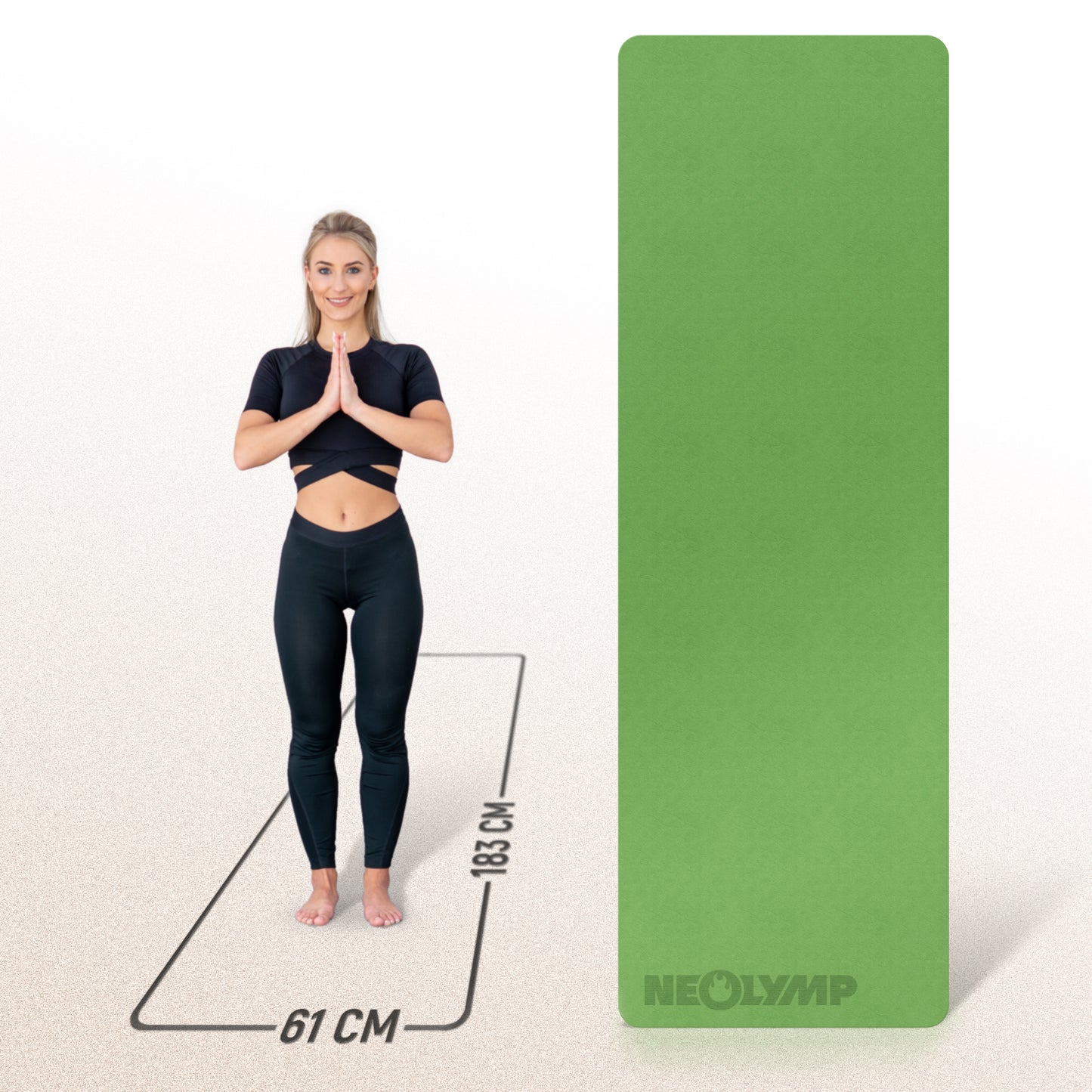 Premium Yogamatte – ideal für Yoga, Pilates & Gymnastik