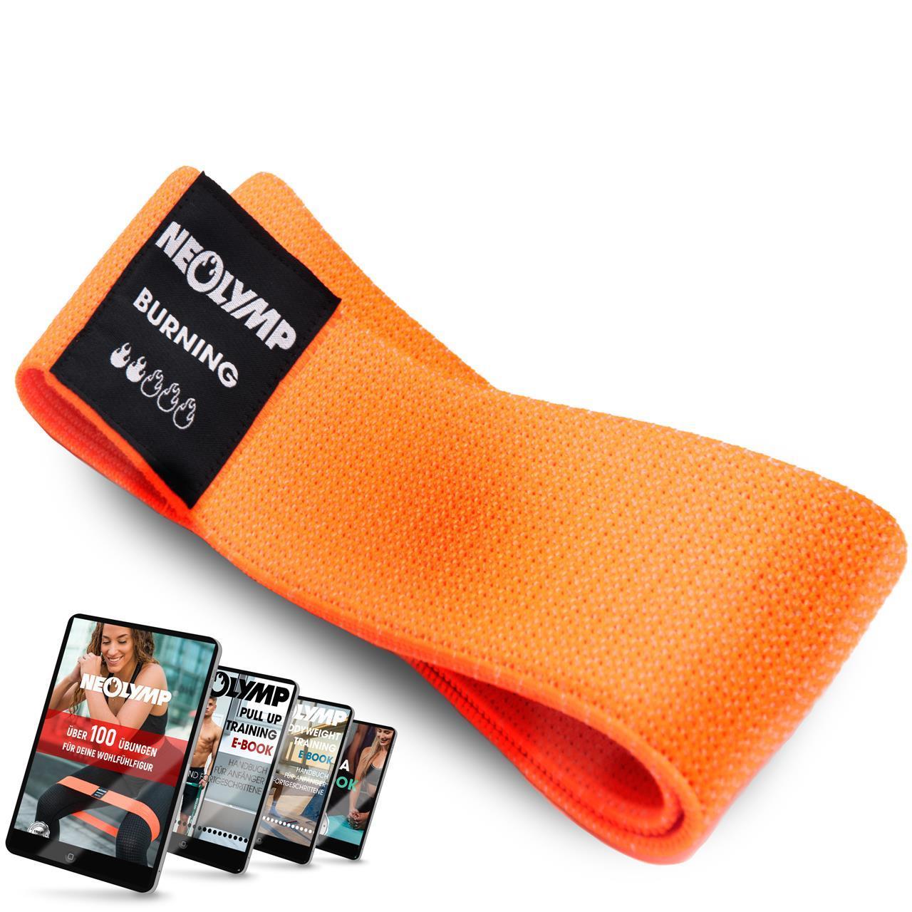 Short fabric fitness bands (levels 1-5)