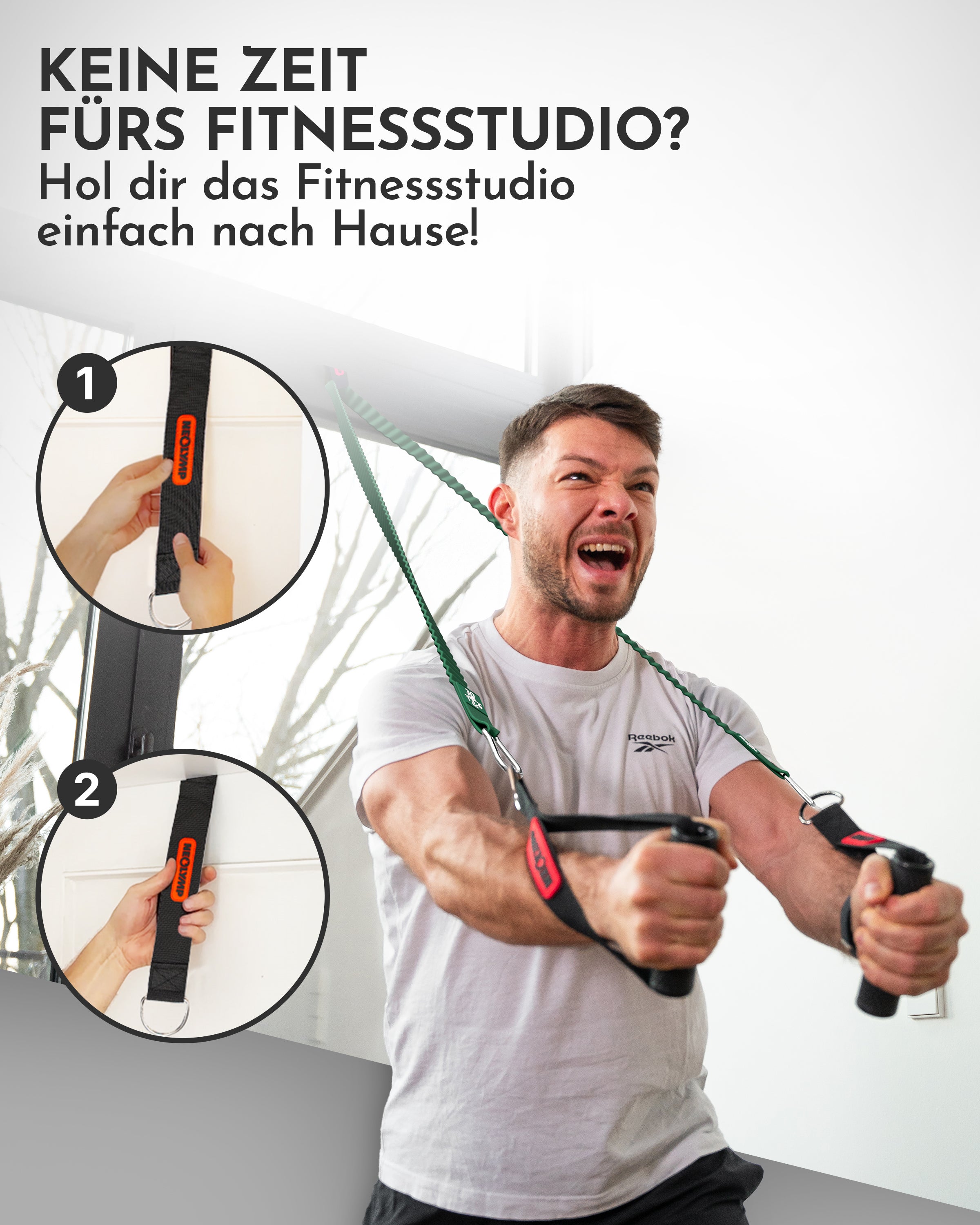Premium Türanker - Für Widerstandsbänder, hochbelastbar