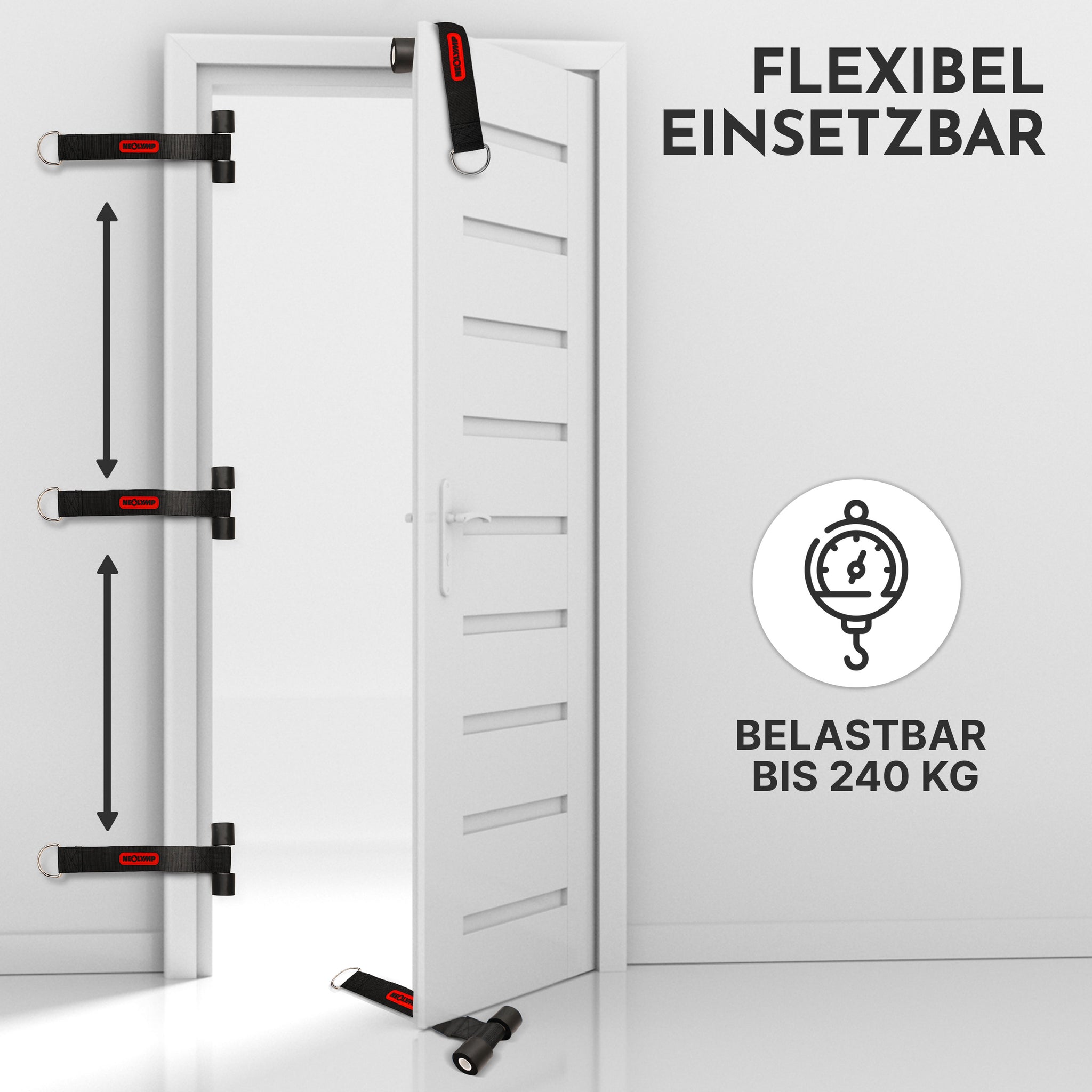 Widerstandsband-Wandanker – Verstellbarer Tür- & Wandanker Aus Alu/Edelstahl 304 – Für Krafttraining, Physio & Home Gym Widerstandsband-Wandanker – Verstellbarer Tür- & Wandanker Aus Alu/Edelstahl 304 – Für Krafttraining, Physio & Home Gym