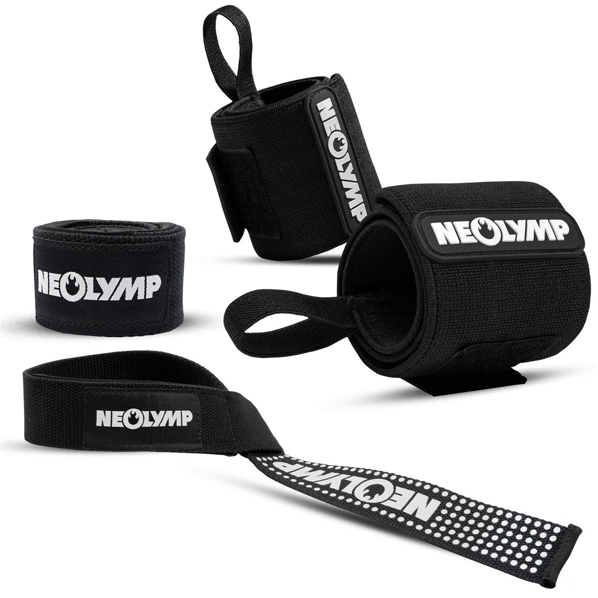 Zughilfen gepolstert – Zughilfen mit Silikon + Handgelenksbandagen (B‑Ware)