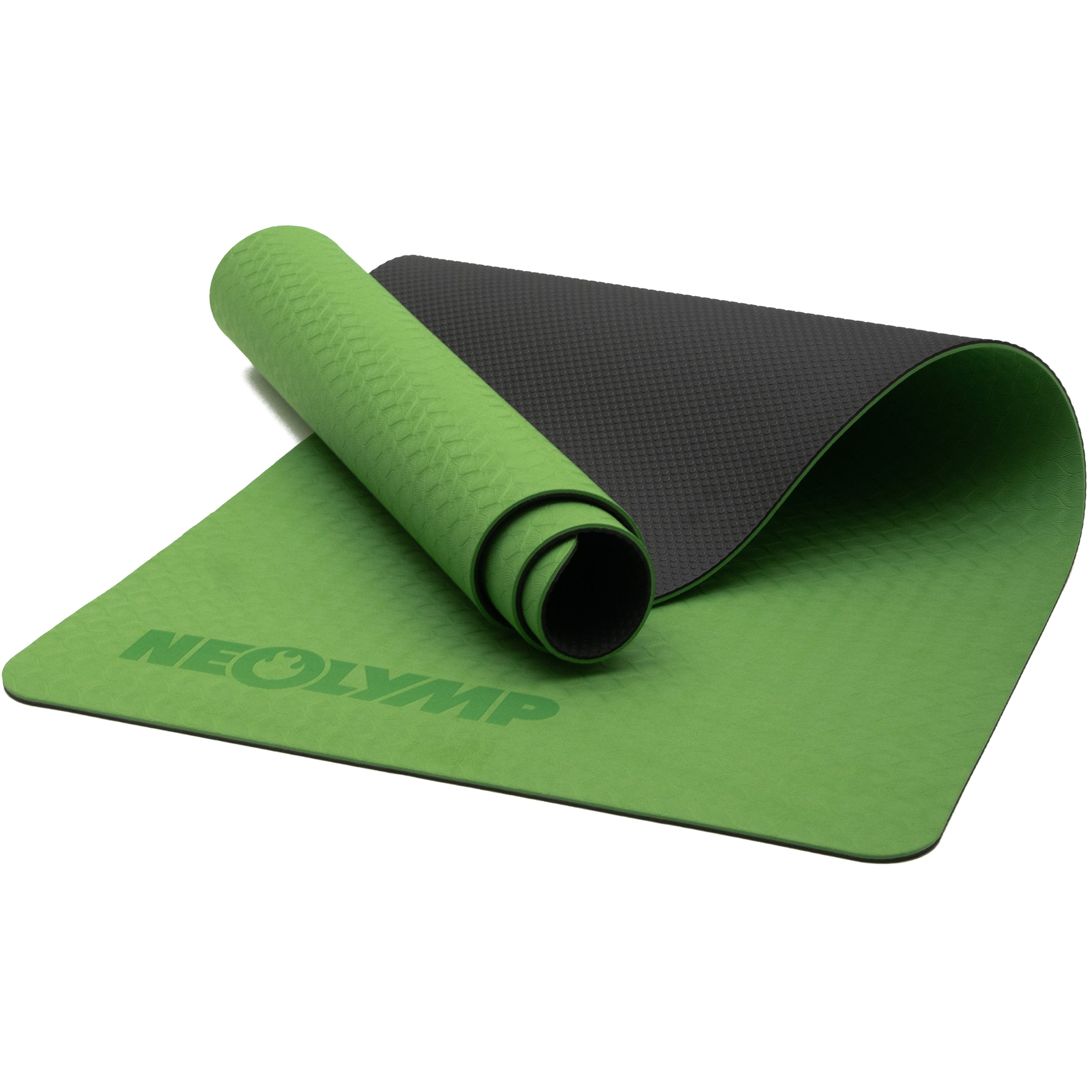 Premium Yogamatte – ideal für Yoga, Pilates & Gymnastik – Moosgrün (B‑Ware)