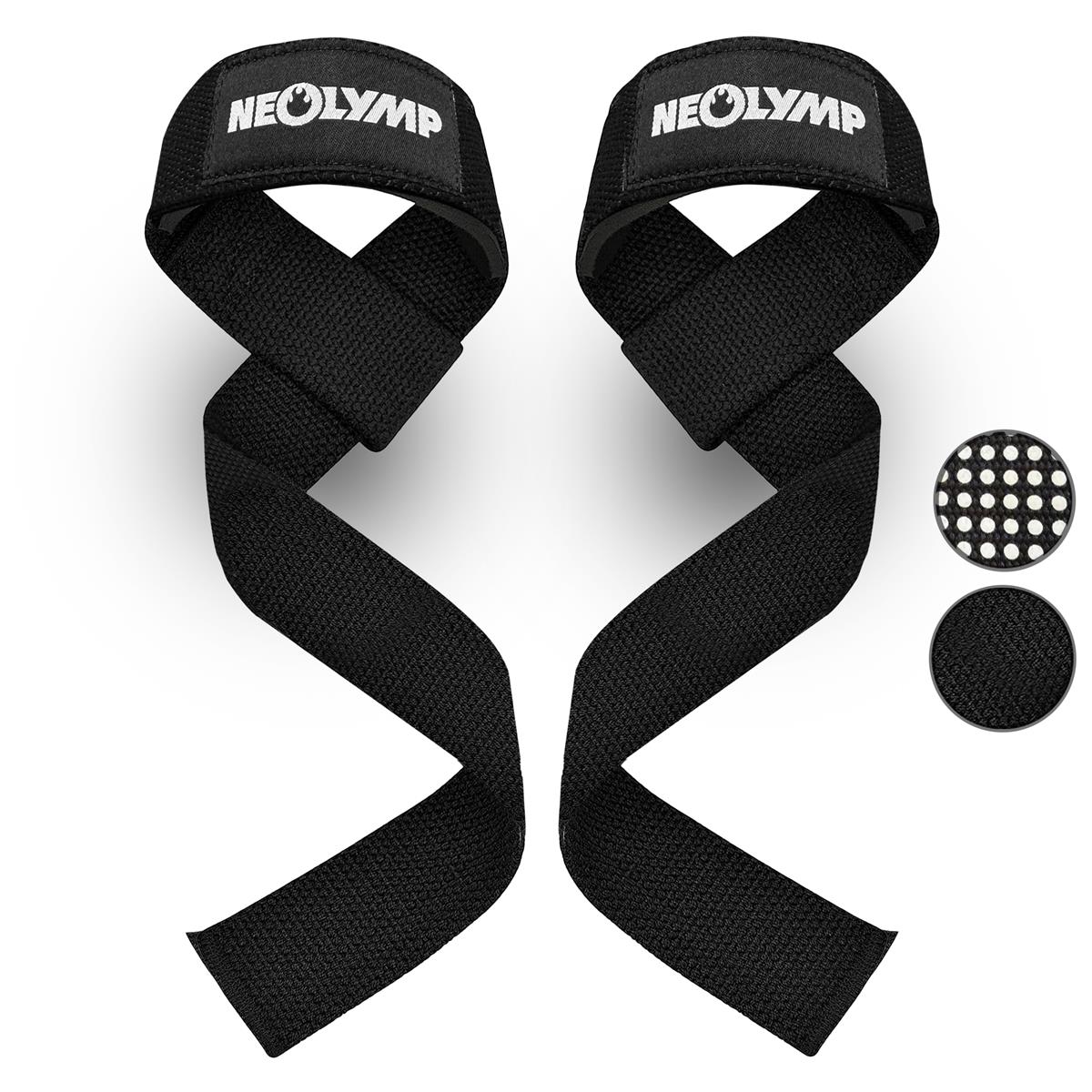 Zughilfen gepolstert – schwarz (B‑Ware)